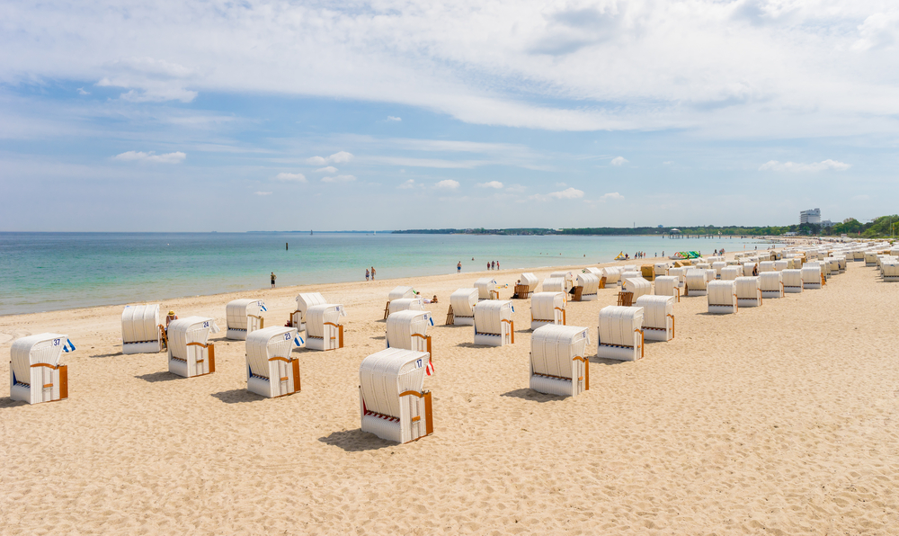 Plaża w Timmendorf Niemcy