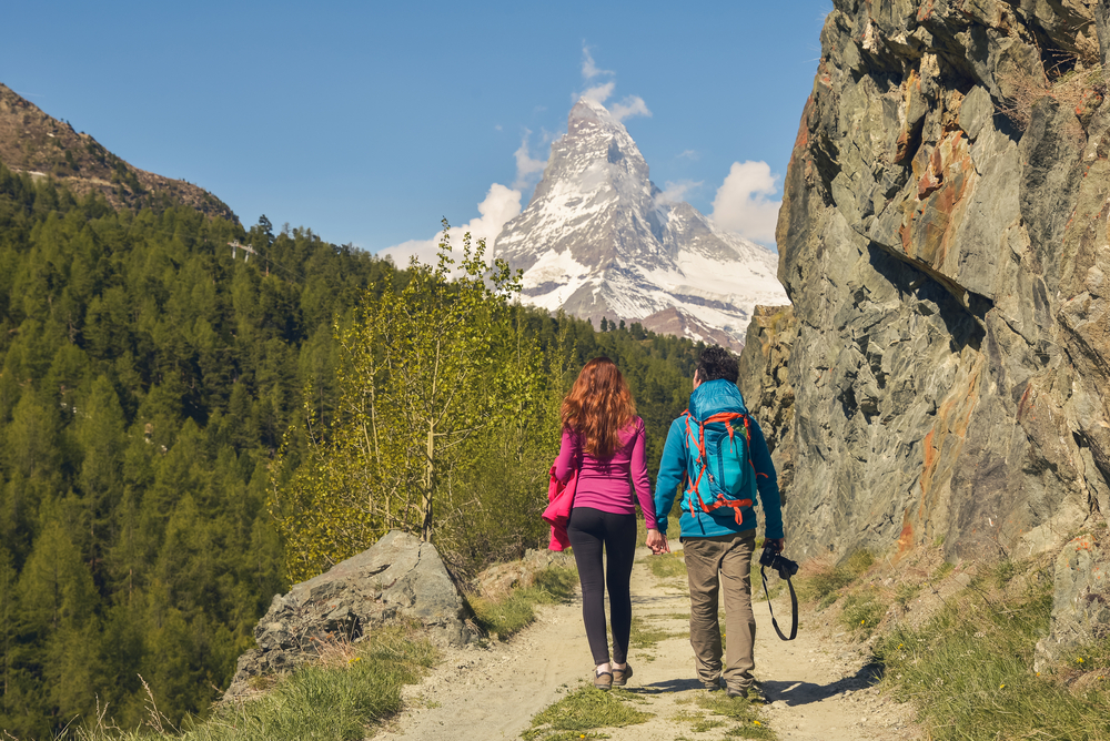 Zermatt wędrowcy 